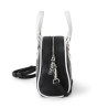 Sac bowling avec bandoulière en simili modèle 1007Blk 20x10x19