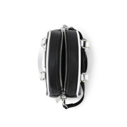 Sac bowling avec bandoulière en simili modèle 1007Blk 20x10x19