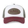 Casquette trucker homme avec filet effet usé avec patch Summer