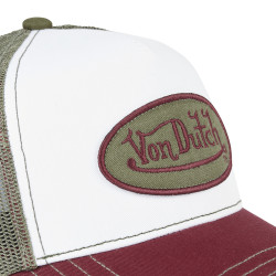 Casquette trucker homme avec filet effet usé avec patch Summer