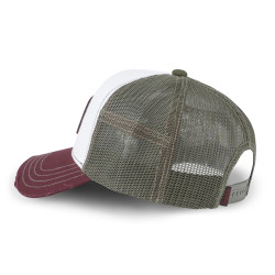 Casquette trucker homme avec filet effet usé avec patch Summer