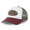 Casquette trucker homme avec filet effet usé avec patch Summer