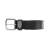 Ceinture en cuir de vachette avec boucle 4cm