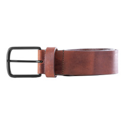 Ceinture en cuir de vachette avec boucle 4cm