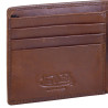 Portefeuille en cuir véritable Blae 2 volets 9x11 cm