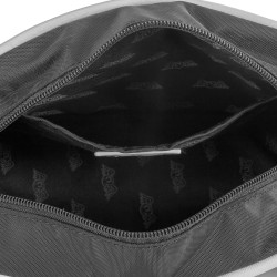 Sacoche en nylon avec patch brodé bandoulière réglable amovible 14x21