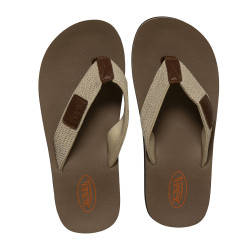 Paire de Tongs Flip-flops homme lanières textile Vambley