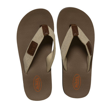 Paire de Tongs Flip-flops homme lanières textile Vambley
