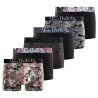 Lot de 6 boxers homme en coton ceinture subli Duo Camo