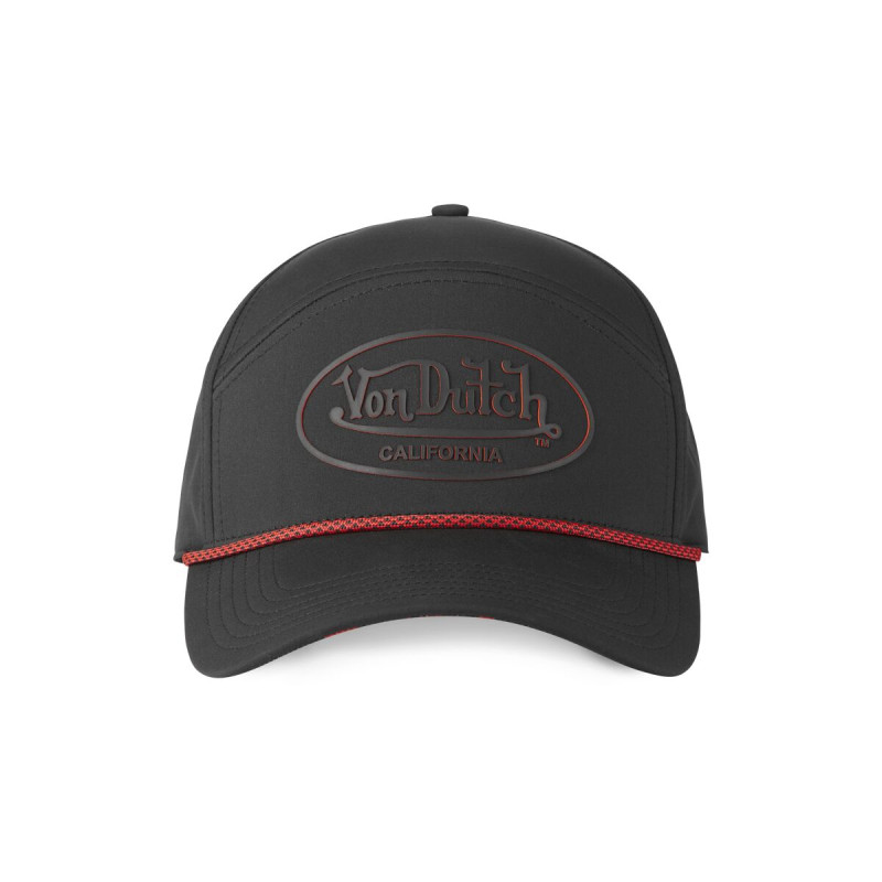 Casquette 6 panneaux filet en mesh logo rubber print Cord