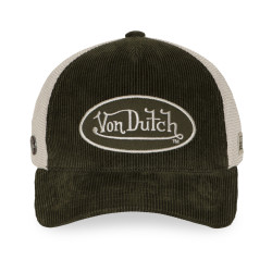 Casquette baseball premium en velours côtelé avec patch B47