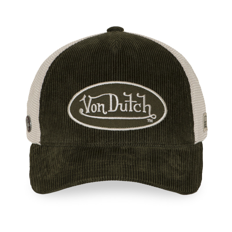 Casquette baseball premium en velours côtelé avec patch B47