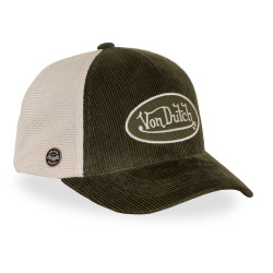 Casquette baseball premium en velours côtelé avec patch B47