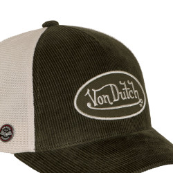 Casquette baseball premium en velours côtelé avec patch B47