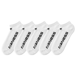 AIRNESS Lot de 5 paires de chaussettes tiges courtes homme Classic