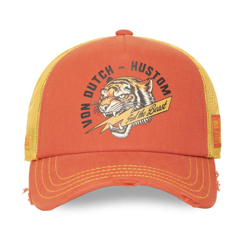 Casquette trucker avec filet et imprimé Crew Beast