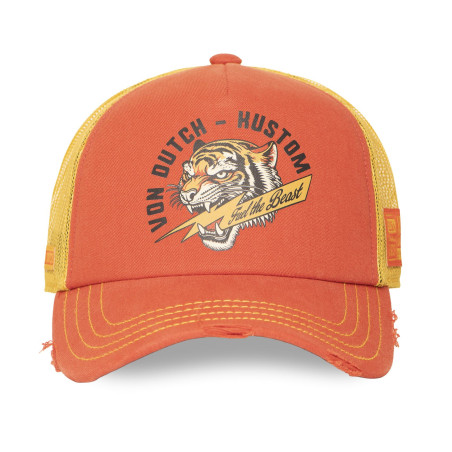 Casquette trucker avec filet et imprimé Crew Beast