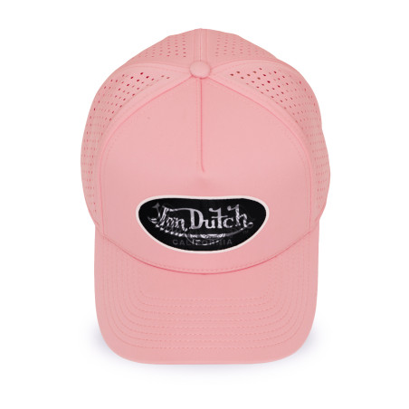 Casquette 6 panneaux filet en mesh écusson hologramme Sport