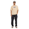 T-shirt homme col rond relax fit slub en jersey California