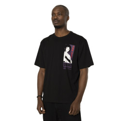 T-shirt en coton homme relax fit avec print Naruto Shippuden Sasuke
