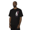 T-shirt en coton homme relax fit avec print Naruto Shippuden Sasuke