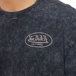 T-shirt homme col rond relax fit acid wash Pass