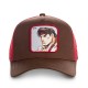 Casquette Capslab Street Fighter Ryu Marron filet Rouge