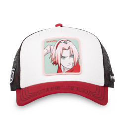 Casquette homme trucker en sergé de coton Naruto Shippuden Sakura