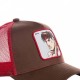 Casquette Capslab Street Fighter Ryu Marron filet Rouge