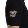 Polo homme maille piquée avec patchs et print dos MC29