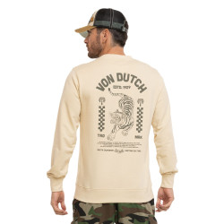 Sweat homme col rond en french terry Curve