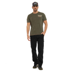 T-shirt homme col rond regular fit slub en jersey Champion
