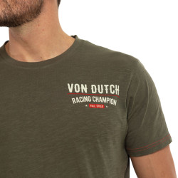 T-shirt homme col rond regular fit slub en jersey Champion
