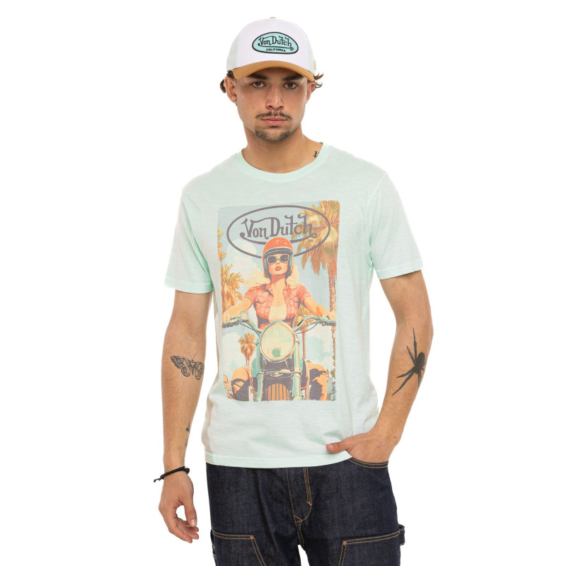 T-shirt homme regular fit col rond en Slub jersey Girls
