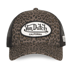 Casquette baseball avec filet et imprimé Peau de bête