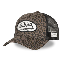 Casquette baseball avec filet et imprimé Peau de bête