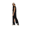 Robe longue col rond sans manches avec print devant South