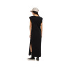 Robe longue col rond sans manches avec print devant South