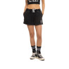 Short femme uni acid wash lien de serrage et patch côté Palm Paradise