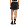 Short femme uni acid wash lien de serrage et patch côté Palm Paradise