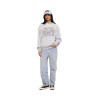 Sweat à capuche femme relax fit avec imprimé Puff et Strass Chain