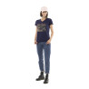 Tee shirt femme avec col rond et print Vintage
