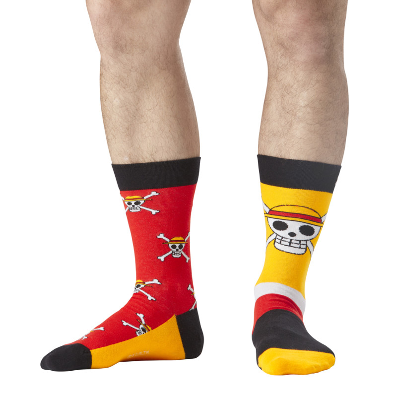 Paire de chaussettes de ville One Piece Skull Paire de chaussettes de ville One Piece Skull