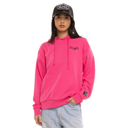 Sweat à capuche femme fr. terry 280GSM touché pêche print dos Kristen
