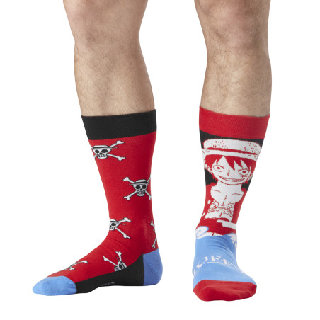 Paire de chaussettes de ville One Piece Luffy
