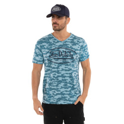 Tee shirt homme col V ave print Ron