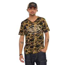 Tee shirt homme col V ave print Ron