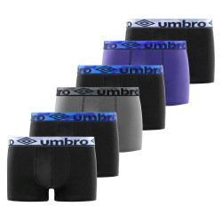 Lot de 6 boxers homme en coton ceinture subli Force