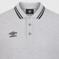 Polo homme bicolore en coton pique avec logo brodé 806451