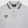 Polo homme bicolore en coton pique avec logo brodé 806451